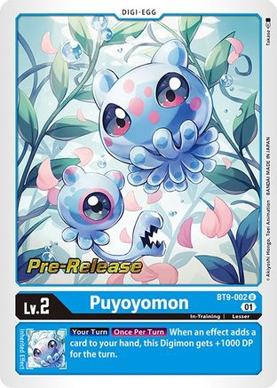 Puyoyomon (BT9-002) - X Record Pre-Release Cards Foil - Premium Digimon Single from Bandai - Just $0.30! Shop now at Game Crave Tournament Store