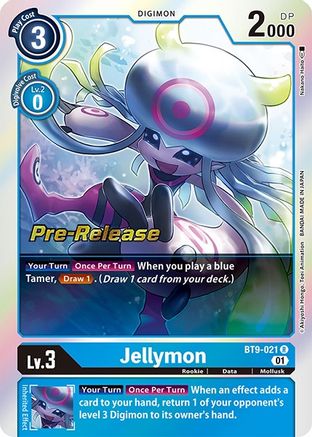 Jellymon (BT9-021) - X Record Pre-Release Cards Foil - Premium Digimon Single from Bandai - Just $0.61! Shop now at Game Crave Tournament Store