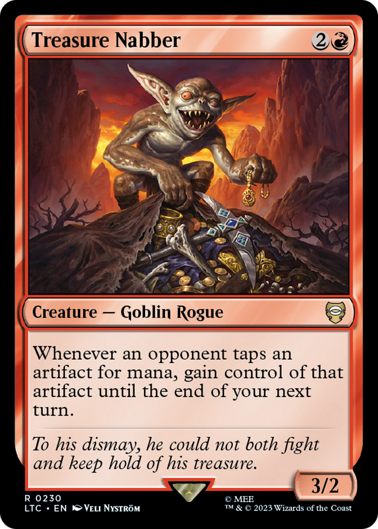 Treasure Nabber (LTC-230) - Tales of Middle-earth Commander - Premium MTG Single from Wizards of the Coast - Just $0.09! Shop now at Game Crave Tournament Store