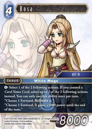 Rosa (REBELLION'S CALL) - Premium Final Fantasy Single from Rebellion's Call - Just $0.60! Shop now at Game Crave Tournament Store