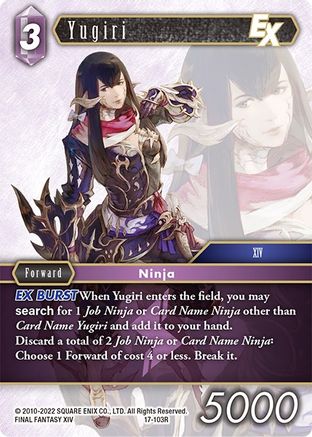 Yugiri EX (REBELLION'S CALL) Foil - Premium Final Fantasy Single from Rebellion's Call - Just $2.40! Shop now at Game Crave Tournament Store