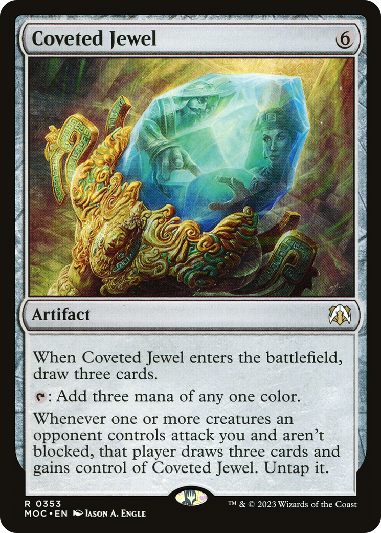 Coveted Jewel (MOC-353) - March of the Machine Commander - Premium MTG Single from Wizards of the Coast - Just $0.08! Shop now at Game Crave Tournament Store
