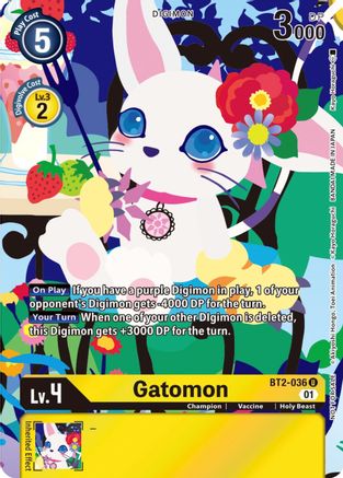 Gatomon - BT2-036 (Tamer's Card Set 2 Floral Fun) (BT2-036) - Release Special Booster - Premium Digimon Single from Bandai - Just $1! Shop now at Game Crave Tournament Store