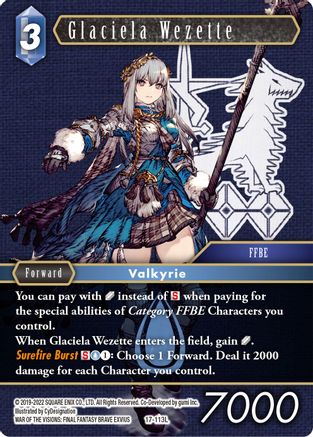 Glaciela Wezette (REBELLION'S CALL) - Premium Final Fantasy Single from Rebellion's Call - Just $16.29! Shop now at Game Crave Tournament Store
