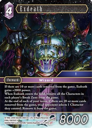Exdeath (REBELLION'S CALL) Foil - Premium Final Fantasy Single from Rebellion's Call - Just $0.96! Shop now at Game Crave Tournament Store