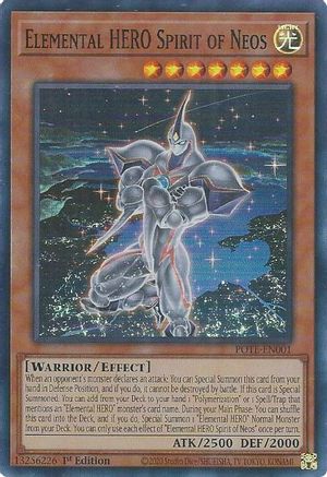 Elemental HERO Spirit of Neos (POTE-EN001) - Power of the Elements 1st Edition - Premium Yugioh Single from Konami - Just $0.08! Shop now at Game Crave Tournament Store