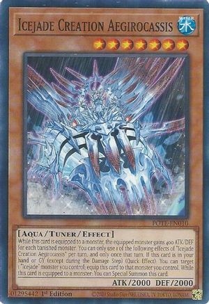 Icejade Creation Aegirocassis (POTE-EN010) - Power of the Elements 1st Edition - Premium Yugioh Single from Konami - Just $0.25! Shop now at Game Crave Tournament Store