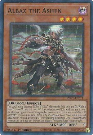 Albaz the Ashen (POTE-EN011) - Power of the Elements Unlimited - Premium Yugioh Single from Konami - Just $0.25! Shop now at Game Crave Tournament Store