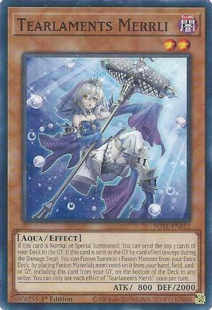 Tearlaments Merrli (POTE-EN012) - Power of the Elements 1st Edition - Premium Yugioh Single from Konami - Just $0.25! Shop now at Game Crave Tournament Store