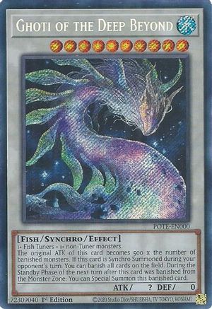 Ghoti of the Deep Beyond (POTE-EN000) - Power of the Elements 1st Edition - Premium Yugioh Single from Konami - Just $3.02! Shop now at Game Crave Tournament Store