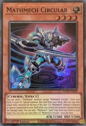 Mathmech Circular (POTE-EN028) - Power of the Elements Unlimited - Premium Yugioh Single from Konami - Just $0.66! Shop now at Game Crave Tournament Store