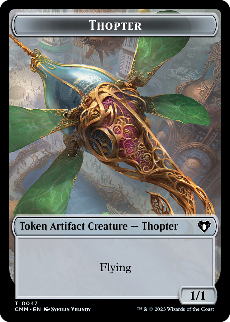 Thopter (TCMM-047) - Commander Masters Tokens Foil - Premium MTG Single from Wizards of the Coast - Just $0! Shop now at Game Crave Tournament Store
