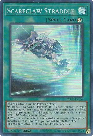 Scareclaw Straddle (POTE-EN059) - Power of the Elements 1st Edition - Premium Yugioh Single from Konami - Just $0.25! Shop now at Game Crave Tournament Store