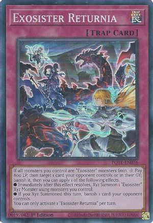 Exosister Returnia (POTE-EN076) - Power of the Elements Unlimited - Premium Yugioh Single from Konami - Just $0.25! Shop now at Game Crave Tournament Store