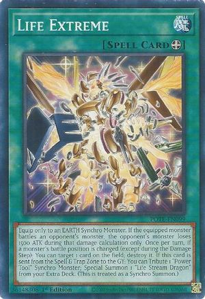 Game Crave Tournament Store - Life Extreme (POTE-EN099) - Power of the Elements 1st Edition Game Crave Tournament Store - Life Extreme (POTE-EN099) - Power of the Elements 1st Edition