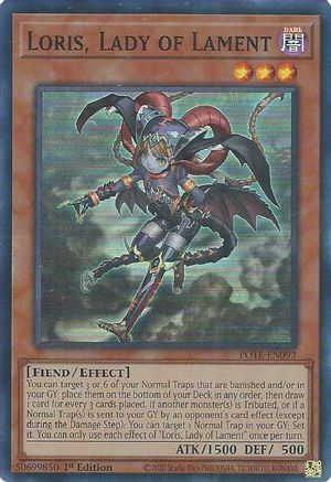 Loris, Lady of Lament (POTE-EN092) - Power of the Elements 1st Edition - Premium Yugioh Single from Konami - Just $0.25! Shop now at Game Crave Tournament Store