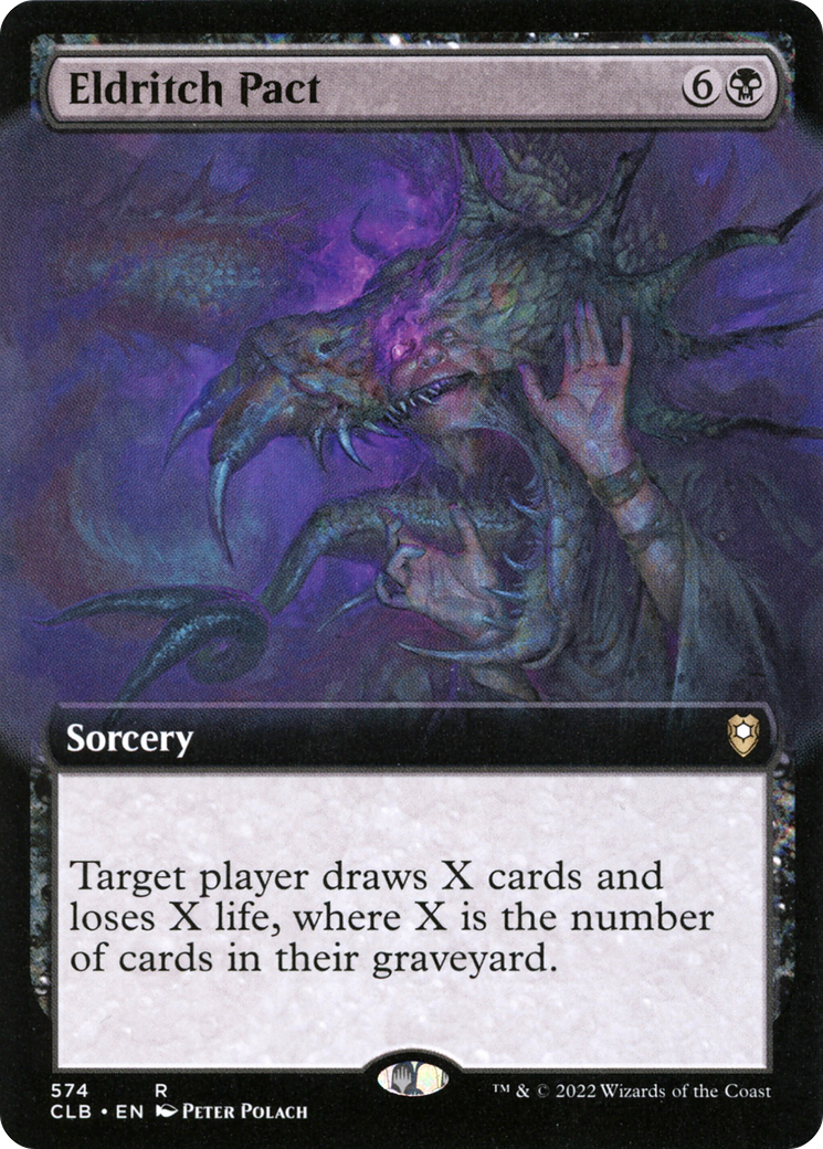 Eldritch Pact (CLB-574) - Commander Legends: Battle for Baldur's Gate: (Extended Art) - Premium MTG Single from Wizards of the Coast - Just $0.08! Shop now at Game Crave Tournament Store