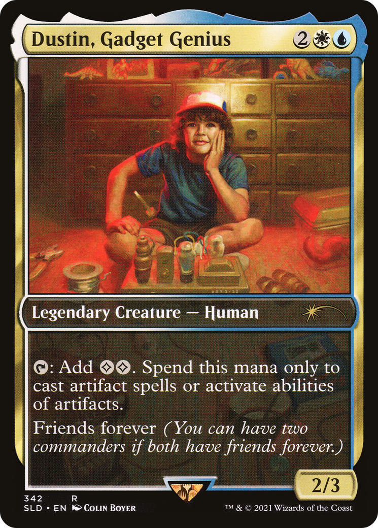 Hargilde, Kindly Runechanter (SLD-342) - Secret Lair Drop / Dustin, Gadget Genius Foil - Premium MTG Single from Wizards of the Coast - Just $0.71! Shop now at Game Crave Tournament Store