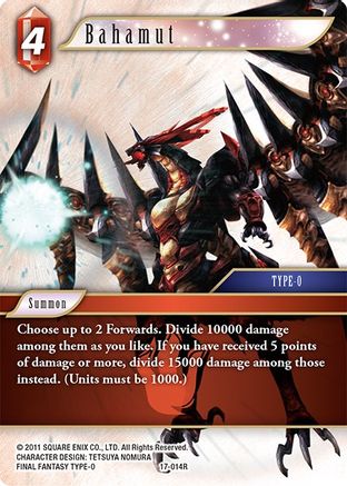 Bahamut (REBELLION'S CALL) Foil - Premium Final Fantasy Single from Rebellion's Call - Just $0.51! Shop now at Game Crave Tournament Store