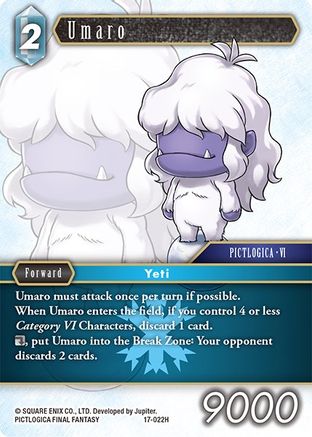 Umaro (REBELLION'S CALL) - Premium Final Fantasy Single from Rebellion's Call - Just $0.09! Shop now at Game Crave Tournament Store