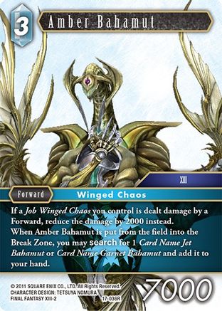 Amber Bahamut (REBELLION'S CALL) Foil - Premium Final Fantasy Single from Rebellion's Call - Just $0.37! Shop now at Game Crave Tournament Store