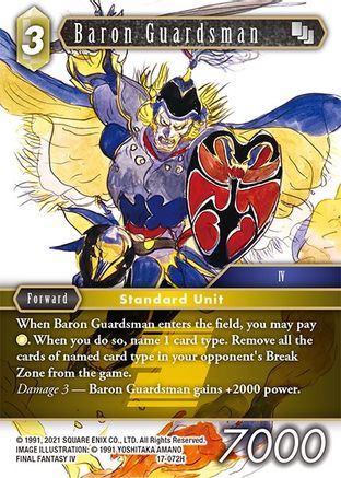 Baron Guardsman (REBELLION'S CALL) Foil - Premium Final Fantasy Single from Rebellion's Call - Just $0.11! Shop now at Game Crave Tournament Store