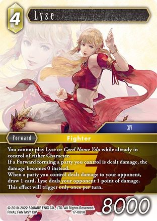 Lyse (REBELLION'S CALL) - Premium Final Fantasy Single from Rebellion's Call - Just $0.44! Shop now at Game Crave Tournament Store