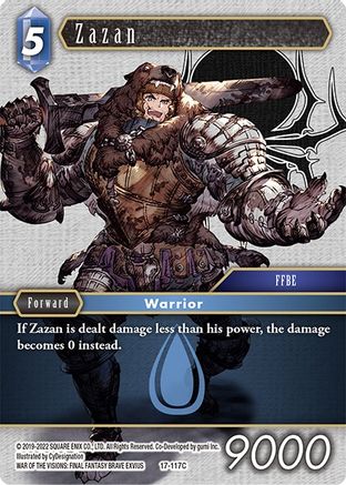 Zazan (REBELLION'S CALL) - Premium Final Fantasy Single from Rebellion's Call - Just $0.25! Shop now at Game Crave Tournament Store