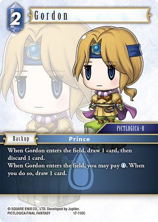 Gordon (REBELLION'S CALL) Foil - Premium Final Fantasy Single from Rebellion's Call - Just $0.48! Shop now at Game Crave Tournament Store