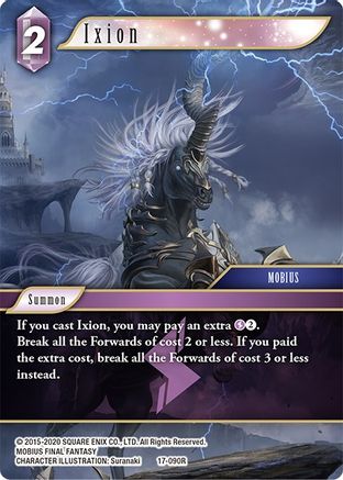 Ixion (REBELLION'S CALL) Foil - Premium Final Fantasy Single from Rebellion's Call - Just $0.93! Shop now at Game Crave Tournament Store