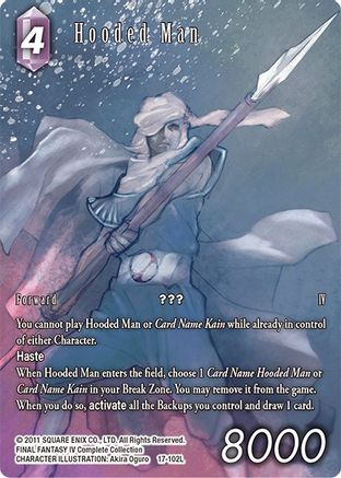 Hooded Man (Full Art) (REBELLION'S CALL) Foil - Premium Final Fantasy Single from Rebellion's Call - Just $14.99! Shop now at Game Crave Tournament Store
