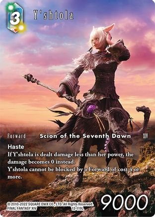 Y'shtola (Full Art Reprint) (REBELLION'S CALL) Foil - Premium Final Fantasy Single from Rebellion's Call - Just $20.61! Shop now at Game Crave Tournament Store