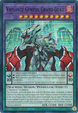 Vaylantz Genesis Grand Duke (TAMA-EN010) - Tactical Masters 1st Edition - Premium Yugioh Single from Konami - Just $0.08! Shop now at Game Crave Tournament Store