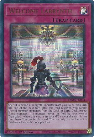 yugioh abridged draw monster cardo Game Crave Tournament Store - Welcome Labrynth (TAMA-EN023)
