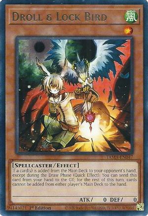 Droll & Lock Bird (TAMA-EN047) - Tactical Masters 1st Edition - Premium Yugioh Single from Konami - Just $2.01! Shop now at Game Crave Tournament Store