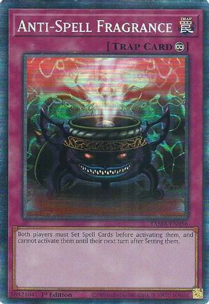 Anti-Spell Fragrance (CR) (TAMA-EN056) - Tactical Masters 1st Edition - Premium Yugioh Single from Konami - Just $1.57! Shop now at Game Crave Tournament Store