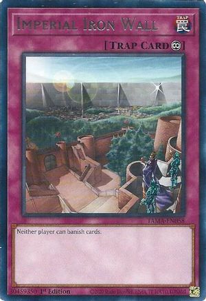 Imperial Iron Wall (TAMA-EN058) - Tactical Masters 1st Edition - Premium Yugioh Single from Konami - Just $0.25! Shop now at Game Crave Tournament Store