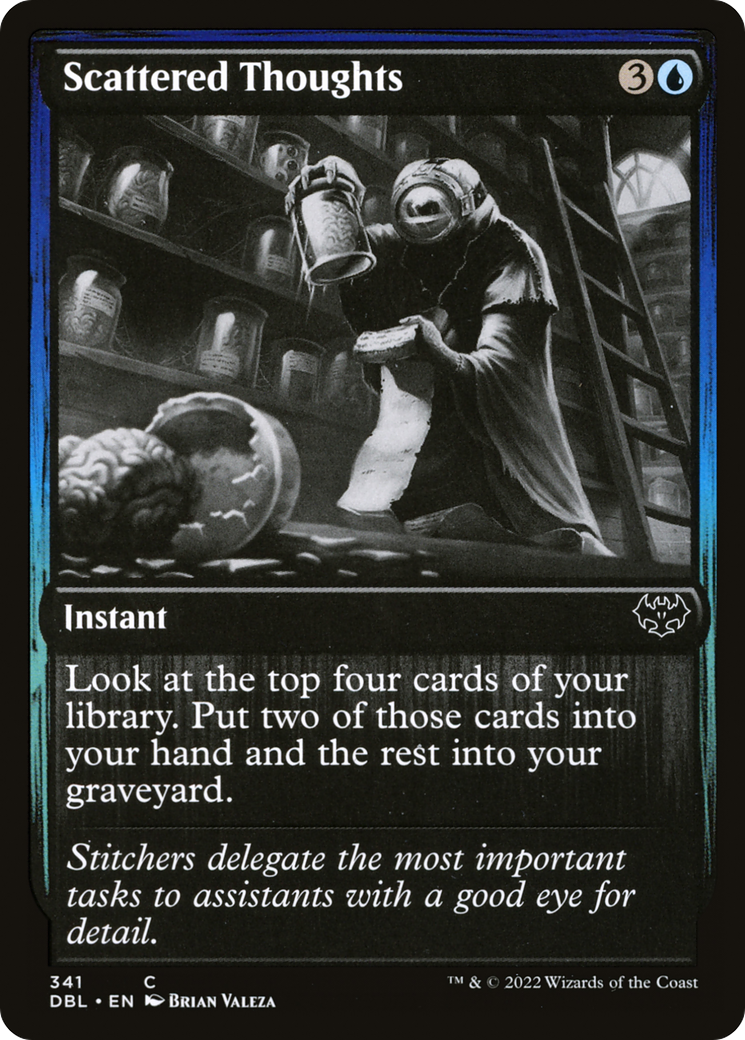 Scattered Thoughts (DBL-341) - Innistrad: Double Feature - Premium MTG Single from Wizards of the Coast - Just $0.25! Shop now at Game Crave Tournament Store