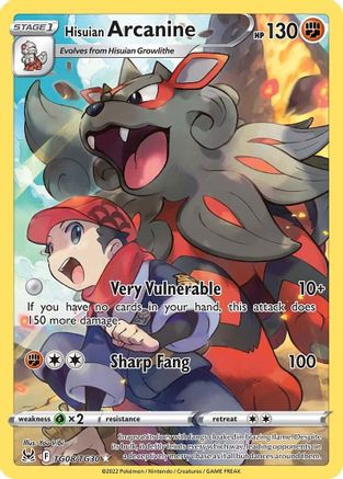 Hisuian Arcanine TG08/30 - Lost Origin Trainer Gallery Holofoil - Premium Pokemon Single from Nintendo - Just $0.54! Shop now at Game Crave Tournament Store