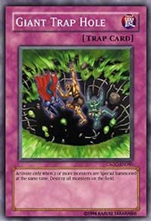 Giant Trap Hole (CSOC-EN080) - Crossroads of Chaos Unlimited - Premium Yugioh Single from Konami - Just $0.25! Shop now at Game Crave Tournament Store
