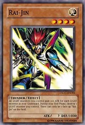 Rai-Jin (CSOC-EN084) - Crossroads of Chaos 1st Edition - Premium Yugioh Single from Konami - Just $0.25! Shop now at Game Crave Tournament Store