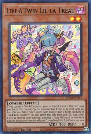 Live Twin Lil-la Treat (MP22-EN015) - 2022 Tin of the Pharaoh's Gods 1st Edition - Premium Yugioh Single from Konami - Just $0.25! Shop now at Game Crave Tournament Store