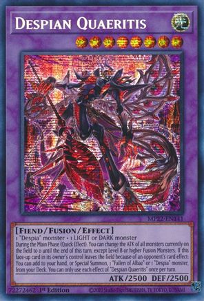 Despian Quaeritis (MP22-EN141) - 2022 Tin of the Pharaoh's Gods 1st Edition - Premium Yugioh Single from Konami - Just $0.44! Shop now at Game Crave Tournament Store