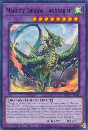 Magikey Dragon - Andrabime (MP22-EN144) - 2022 Tin of the Pharaoh's Gods 1st Edition - Premium Yugioh Single from Konami - Just $0.08! Shop now at Game Crave Tournament Store