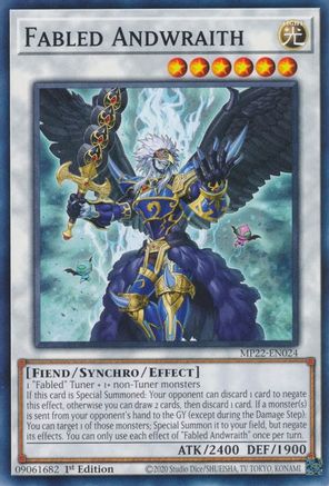 Fabled Andwraith (MP22-EN024) - 2022 Tin of the Pharaoh's Gods 1st Edition - Premium Yugioh Single from Konami - Just $0.25! Shop now at Game Crave Tournament Store