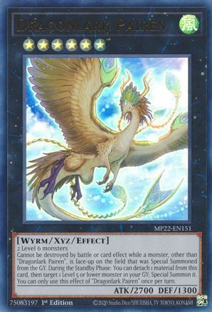 Dragonlark Pairen (MP22-EN151) - 2022 Tin of the Pharaoh's Gods 1st Edition - Premium Yugioh Single from Konami - Just $0.25! Shop now at Game Crave Tournament Store