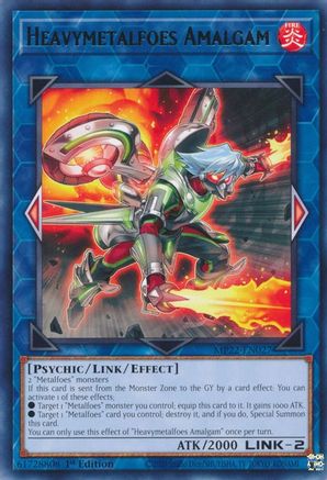 Heavymetalfoes Amalgam (MP22-EN027) - 2022 Tin of the Pharaoh's Gods 1st Edition - Premium Yugioh Single from Konami - Just $0.25! Shop now at Game Crave Tournament Store