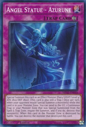 Angel Statue - Azurune (MP22-EN044) - 2022 Tin of the Pharaoh's Gods 1st Edition - Premium Yugioh Single from Konami - Just $0.26! Shop now at Game Crave Tournament Store