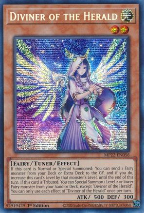 Diviner of the Herald (MP22-EN056) - 2022 Tin of the Pharaoh's Gods 1st Edition - Premium Yugioh Single from Konami - Just $3.42! Shop now at Game Crave Tournament Store