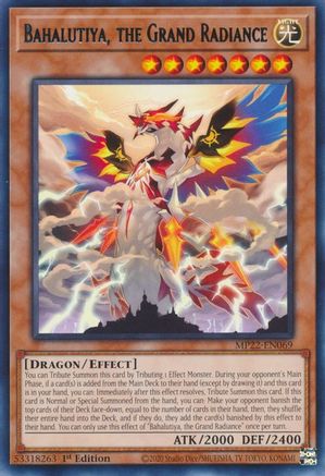 Bahalutiya, the Grand Radiance (MP22-EN069) - 2022 Tin of the Pharaoh's Gods 1st Edition - Premium Yugioh Single from Konami - Just $0.25! Shop now at Game Crave Tournament Store